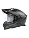 O'Neal A-SRS V.24 Solid Black Motorcycle Helmet Full Face ECE 22.06 with Sunvisor