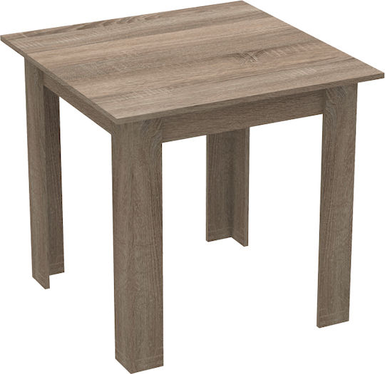 Manka Square Table Dining Room Wooden 80x80x77cm