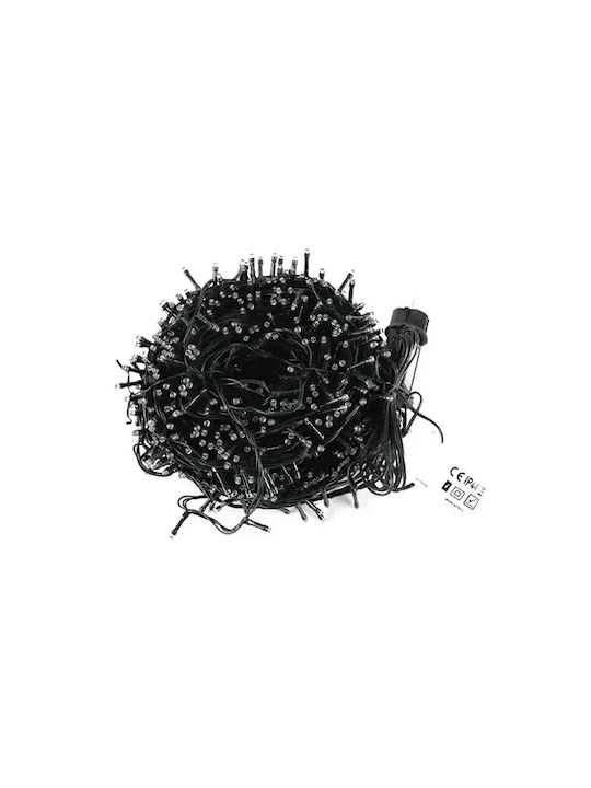 1500 Lights LED 78m. Cold White in String 1pcs