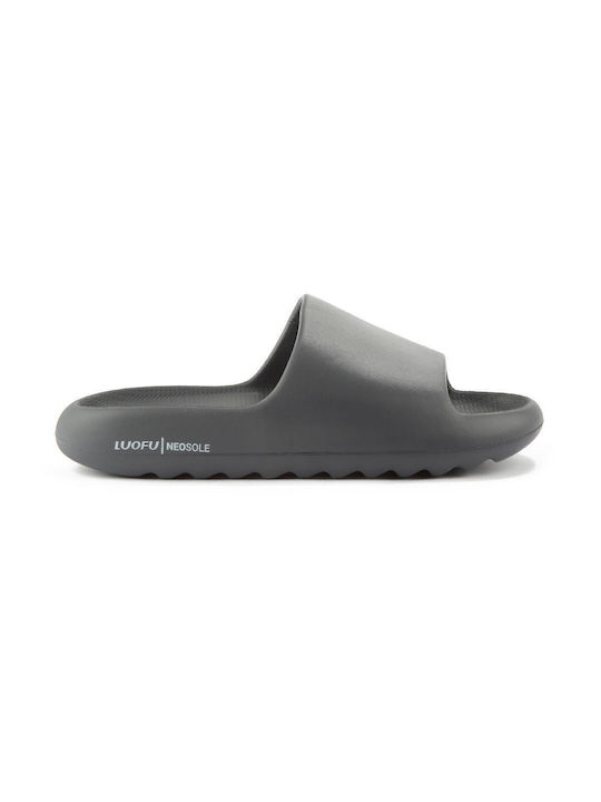 Fshoes Men's Slides Gray