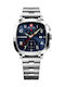 Wenger Vintage Men's Watch Chronograph Battery with Silver Metal Bracelet