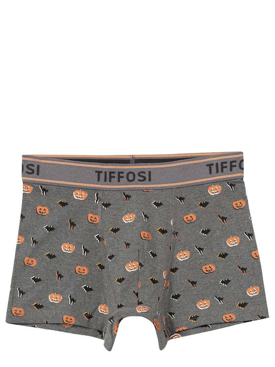 Men's Boxer Grey with Patterns