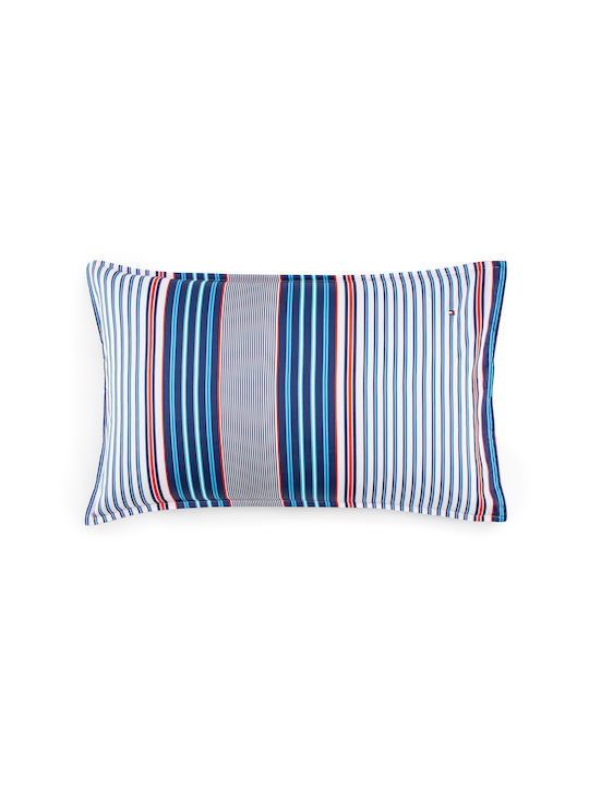 Tommy Hilfiger Montauk Σετ Μαξιλαροθήκες Oxford Μπλε/κοκινο 50x80εκ.