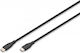 Digitus USB 2.0 Cable USB-C Male - USB-C 60W PD Black 1m