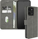 Avizar Case Honor 200 Smart Clapet Wallet Video Holder Grey