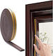 Self-Adhesive Tape Draft Stopper Door / Window in Brown Color 6mx0.9cm