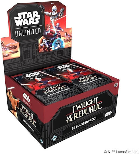 Fantasy Flight Star Wars Unlimited Amurgul Republicii Cutie Booster Engleză