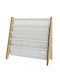 Kids Wooden Bookcase Beige 62x25.4x61cm
