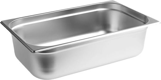 Edelstahl Gastronorm Puff Pfanne Lebensmittelsoßen Eiscreme Lager Ideal Catering Restaurants Schnellimbiss Horeca Kapazität 3 l