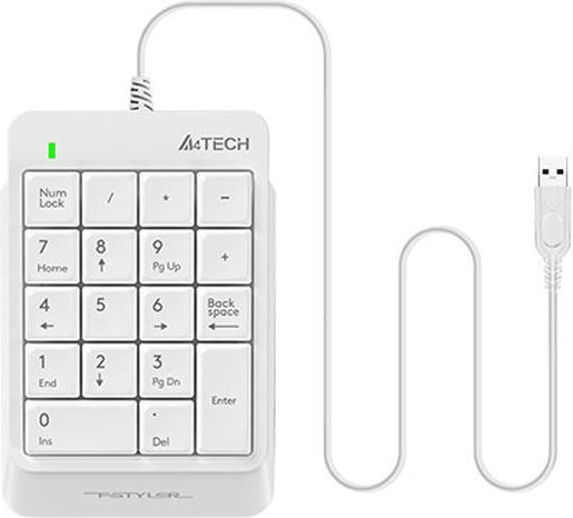 A4Tech FK13P Numeric Keypad White