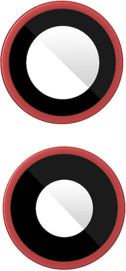 Clappio Rear Camera Lens for iPhone 12 12 Mini Red