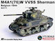 Dragon Models M4a1(76)w Vvss Sherman Us Army Φιγούρα Μοντελισμού Τανκ σε Κλίμακα 1:72 11x3.8εκ.