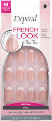 Depend Cosmetics French Look Tips Νυχιών Γαλλικού σε Ροζ Χρώμα