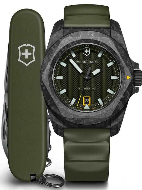 Victorinox Inox Мъжки Часовник На Батерия С Зел...