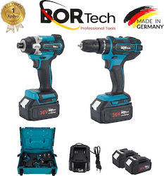 Homeone Bortech Σετ Δραπανοκατσάβιδο & Παλμικό Κατσαβίδι Homeone Bortech Σετ Δραπανοκατσάβιδο & Παλμικό Κατσαβίδι