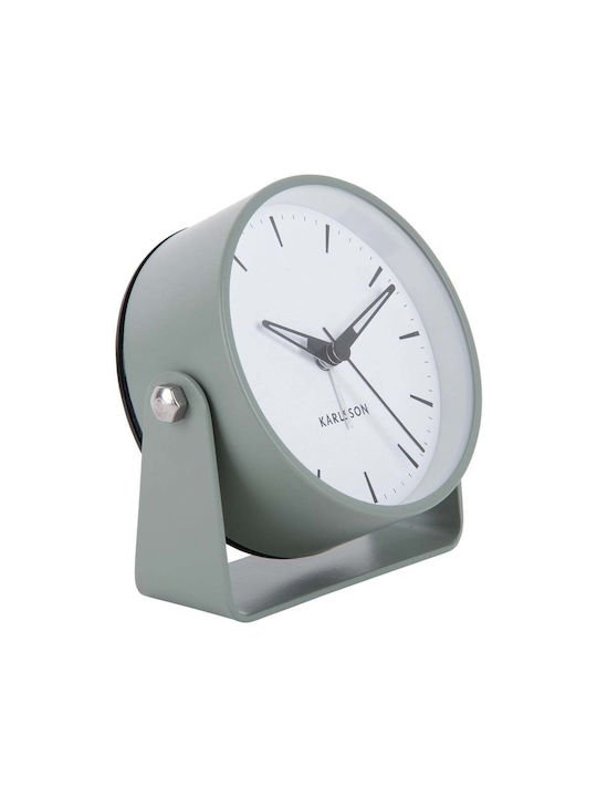 Karlsson Tabletop Clock with Alarm Turquoise