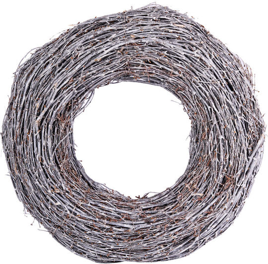 Arpimex Srl Decorative Wreath for DIY Crafts White 60x15cm