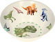Die Spiegelburg Baby Food Bowl Dinosaurs made of Plastic Beige