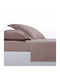 Nef-Nef Homeware Sheet Super-Double 240x270cm. Elements Mocca