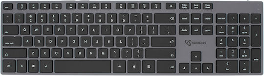 Sbox WK-131 Безжично Само клавиатура Английски US Черен