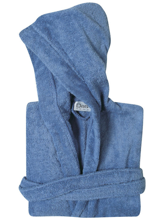 Das Home 5909 Bademantel mit Kapuze Dusty Blue ...