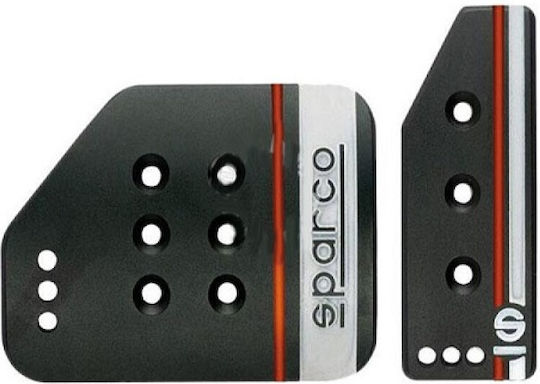 Car Pedal Set Non Slip Universal Black 2pcs