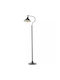 Floor Lamp with Socket for Bulb E27 Black