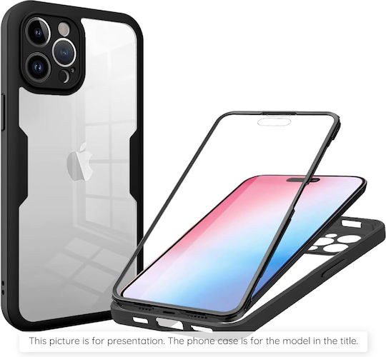 Techsuit Colorverse 360 Full Cover Silicone Black (Xiaomi 14T Pro)