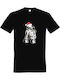Kinderoberteile T-Shirt Schwarz Christmas Star Wars Charakter R2-D2