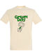 Kerplunk Flower Green Day T-shirt Μπεζ Βαμβακερό
