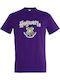 Детска тениска Dark Purple Retro Hogwarts Logo Harry Potter