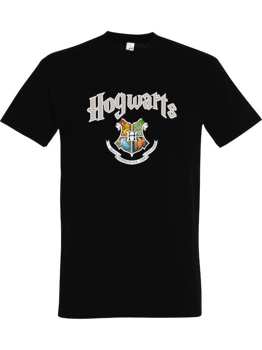 kirikoko Παιδικό T-shirt Black Retro Hogwarts L...