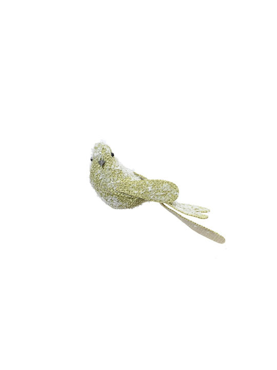 Dekorativ Hängendes Ornament Vogel Grün 5x13cm