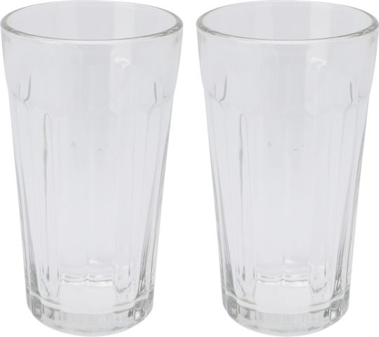Excellent Houseware Set Gläser Wasser aus Glas 350ml 2Stück