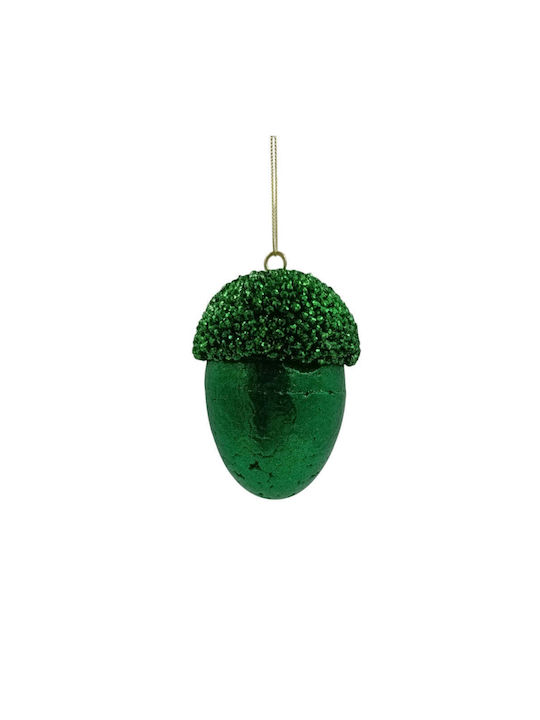 Hanging Ornament Tree Plastic Green 9x12cm