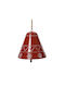 Hängendes Glocke Ornament Metallisch 23x23cm
