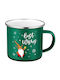 Etoile Weihnachtliche Becher Metallisch Grün Weihnachtlich Becher Metallisch Grün L8xB8cm.