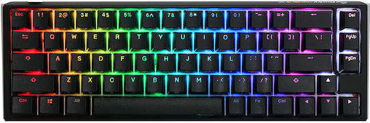 Ducky One 3 Classic Gaming Mechanical Keyboard 60% with Cherry MX Blue switches and RGB lighting (English US)