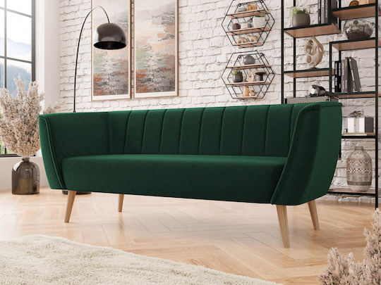 Pas Iii Cu trei locuri Canapea Verde 182x74x75cm.