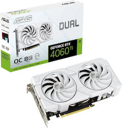 Asus GeForce RTX 4060 Ti 8GB Dual EVO OC White