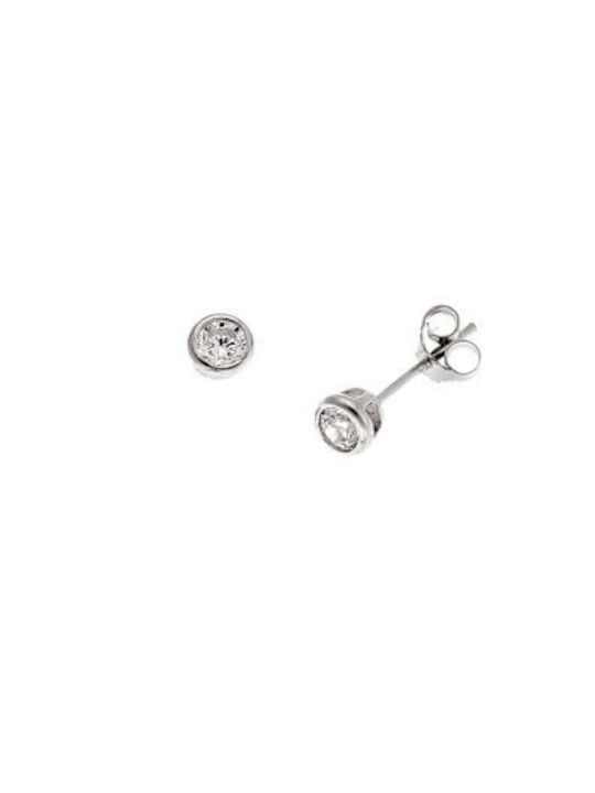 Senza Herren Ohrringe aus Silber mit Steinen Senza Herren Ohrringe aus Silber mit Steinen