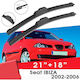 Bosch Aerotwin Front Wiper Blades Set 3398000007 Seat Ibiza 6l 2002-2006 Front Set 53cm 45cm 21" + 18" 2 Pieces