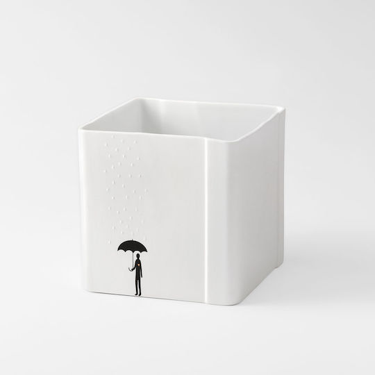 Raeder Plant Pot Porcelain Black