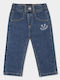 Kinder Schlaghose Jeans Blau
