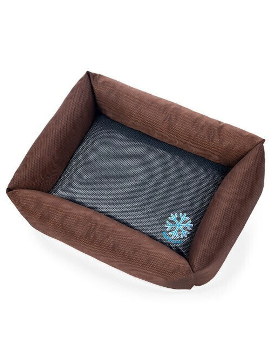 ThermoSwitch Sofa Dog Bed Brown 50x40cm.