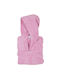 Das Home Kids Hooded Bathrobe Pink Nude