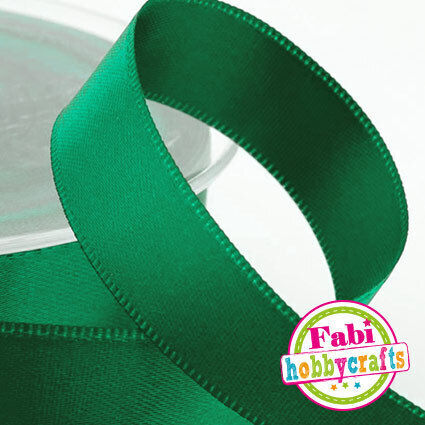 Fabi Satin Ribbon 10mm X 50y Dark Green