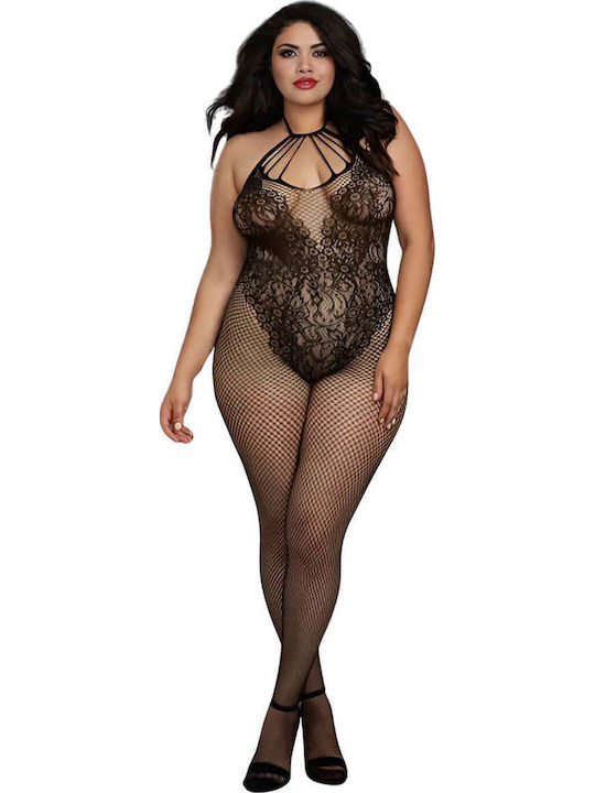 Fen Bao Bodystocking Negru