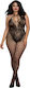 Fen Bao Black Mesh Sexy Bodystocking