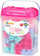 Luna Pink Building Blocks Basket For 3+ Years 40 Pieces